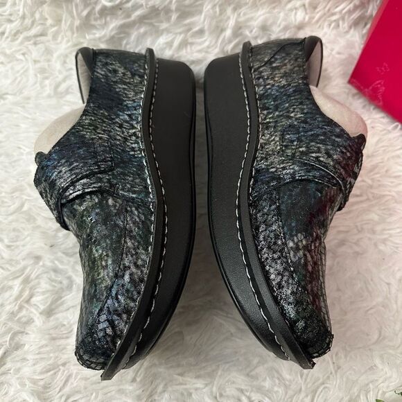 Alegria Dixi‎ Women’s Comfort Clogs Shoes in Meteorite Metallic sz 9 - Picture 3 of 9